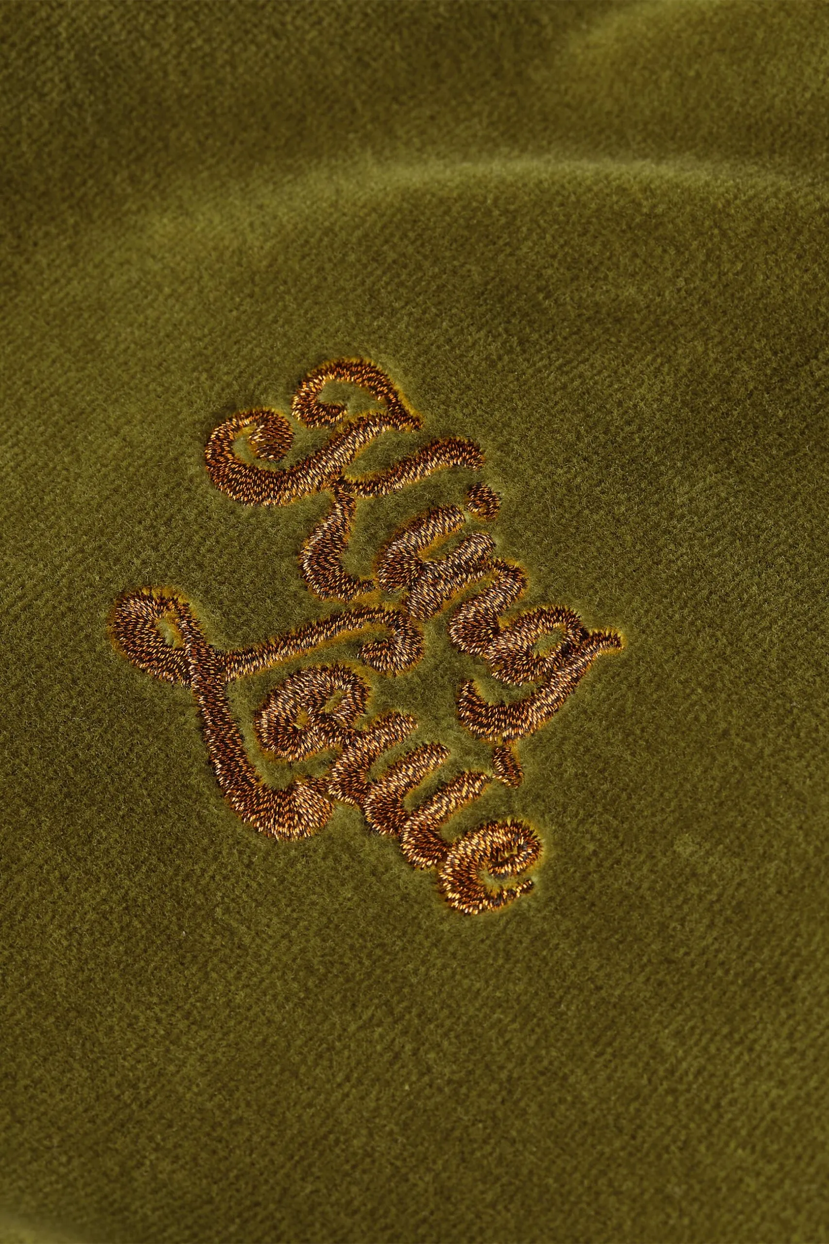 Febe Sweater Baton Velvet - Mustard Green - Afbeelding 3