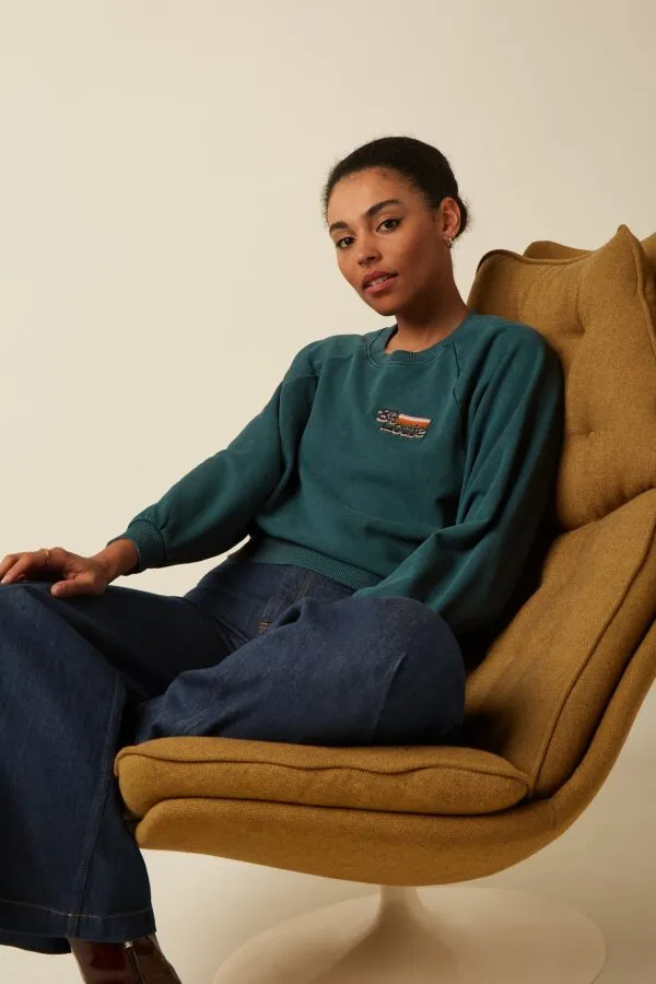 Bibi Sweater Wilde Sweat - pine green