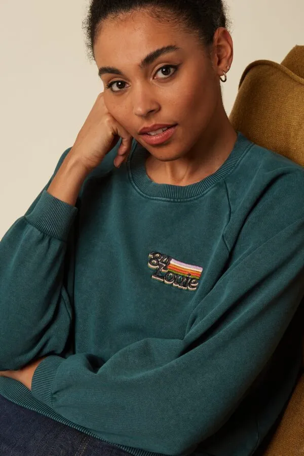 Bibi Sweater Wilde Sweat - pine green