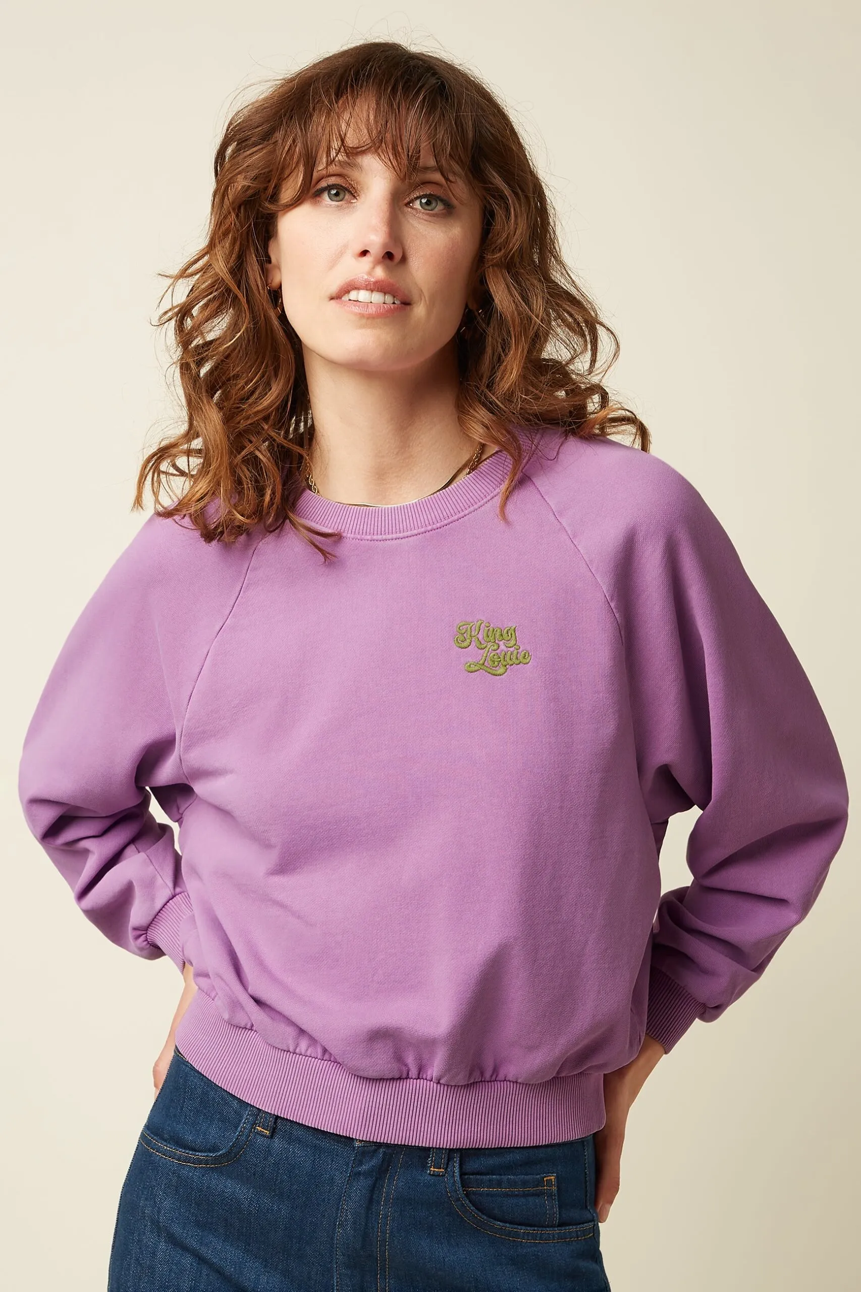 Bibi Sweater Wilde Sweat - Iris Purple