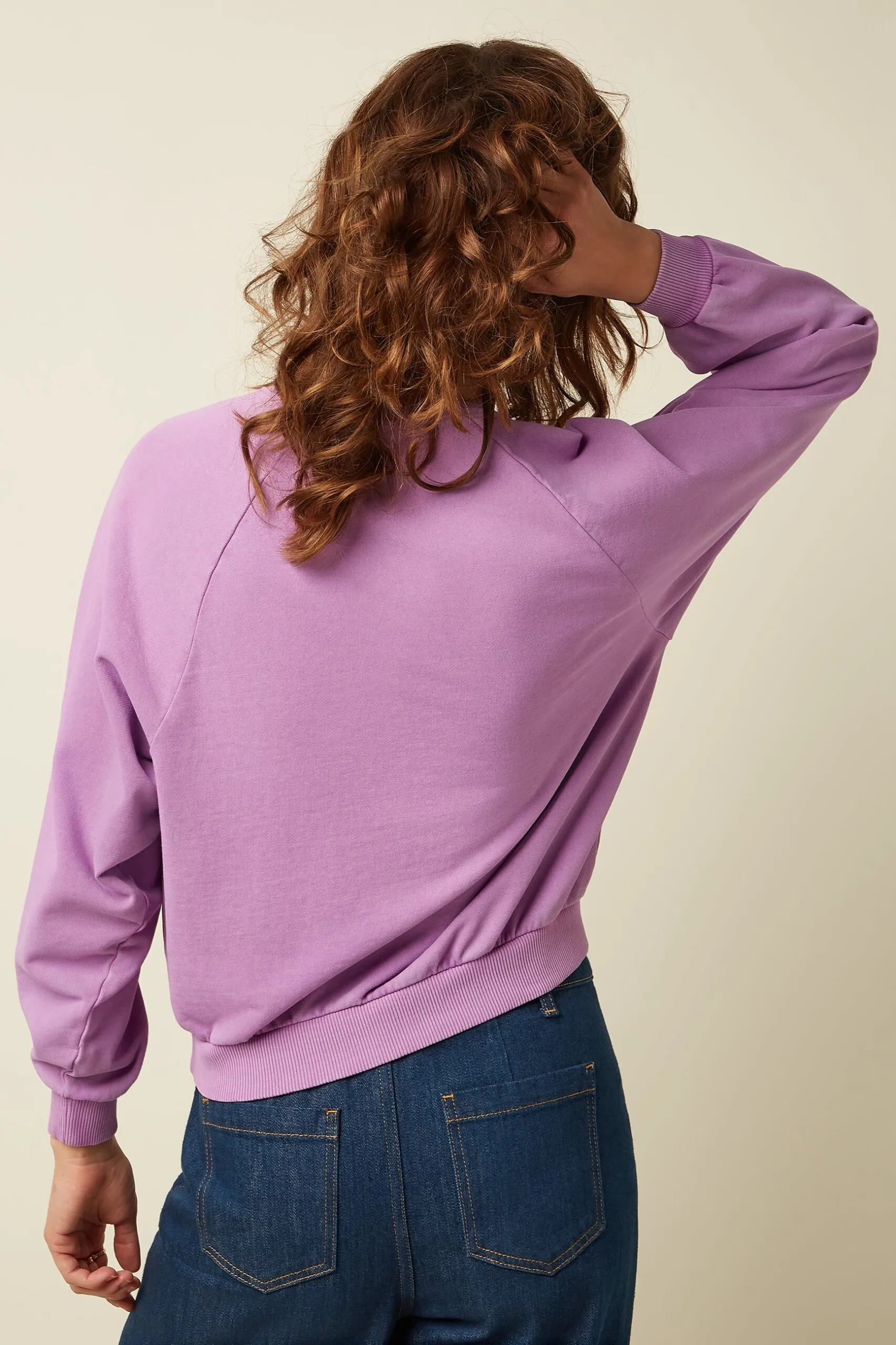 Bibi Sweater Wilde Sweat - Iris Purple - Afbeelding 2