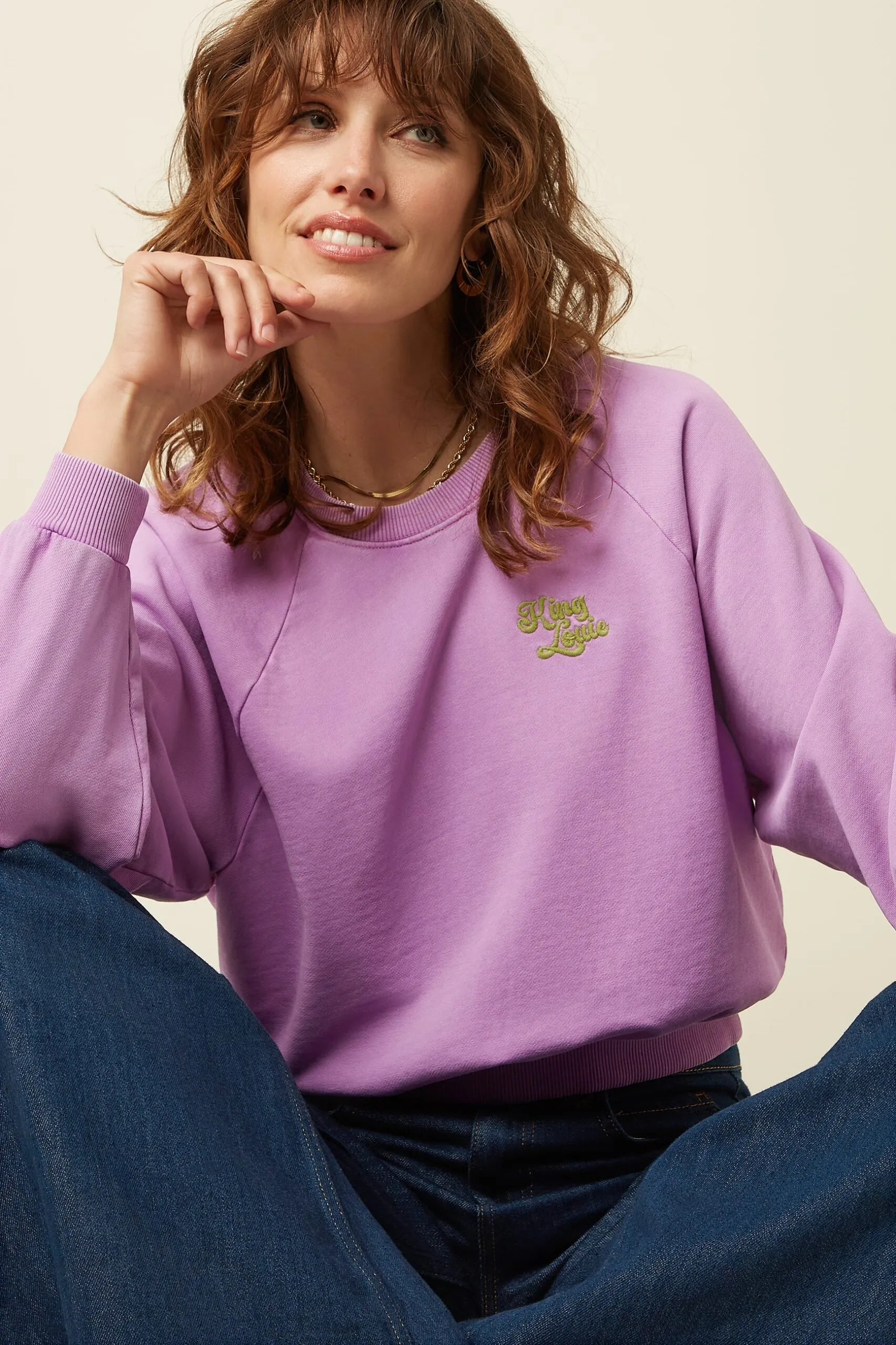 Bibi Sweater Wilde Sweat - Iris Purple - Afbeelding 3
