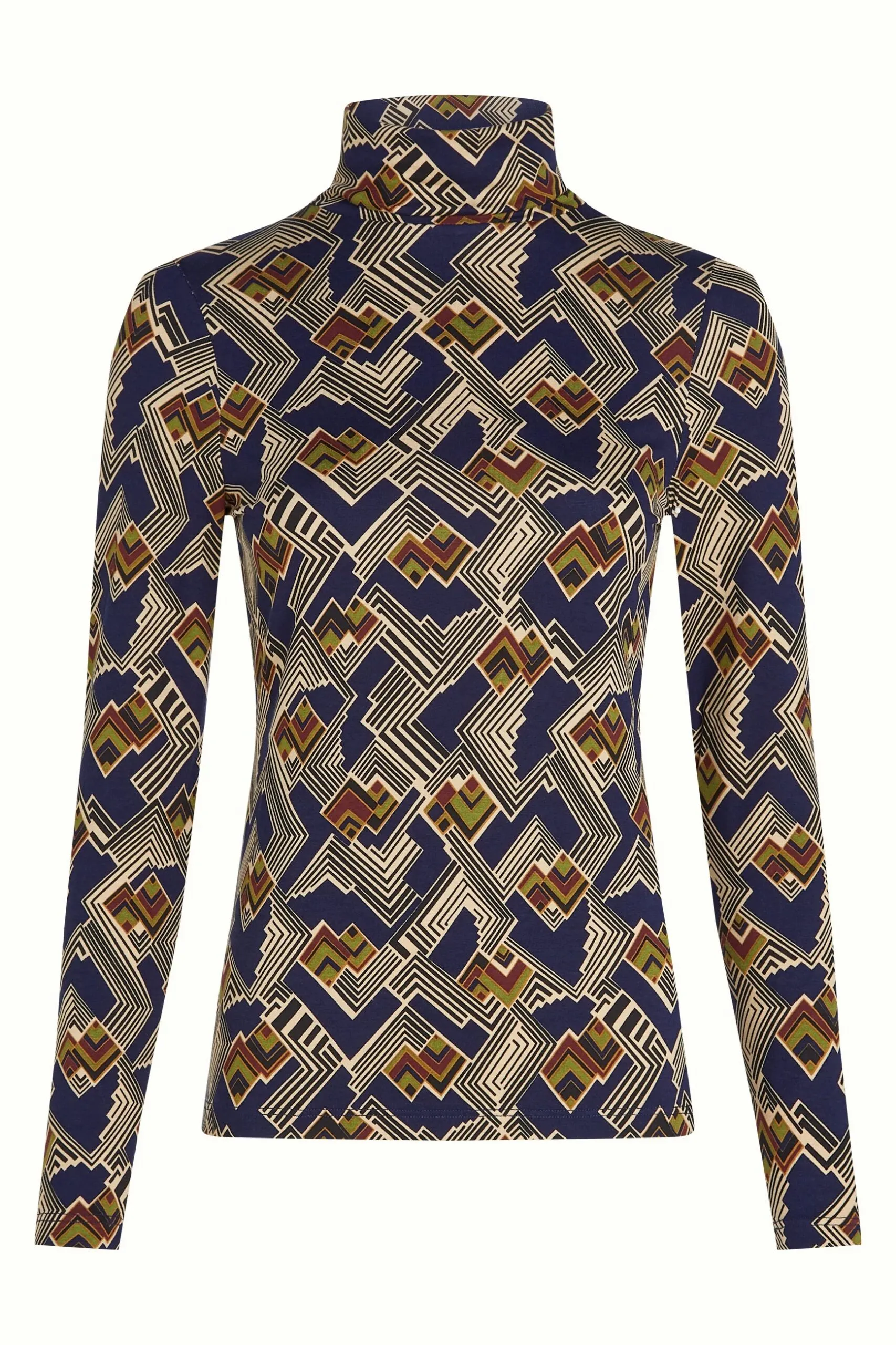 Rollneck Top Leia - Evening Blue - Afbeelding 4