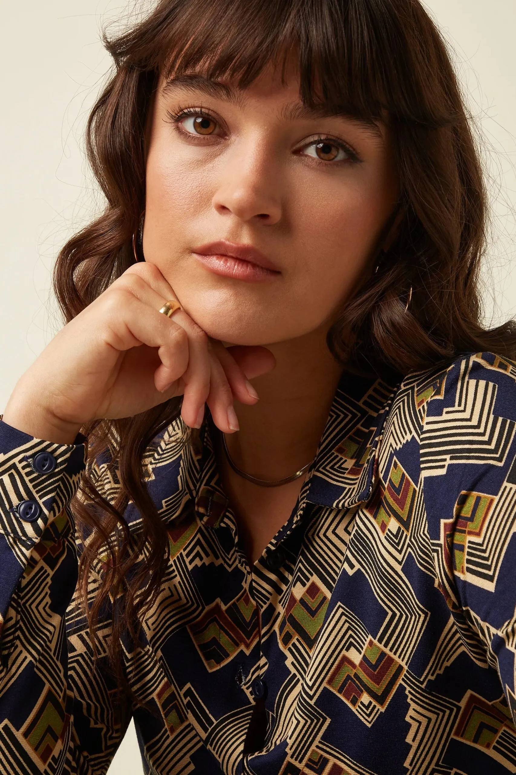 Blouse Leia - Evening Blue - Afbeelding 3