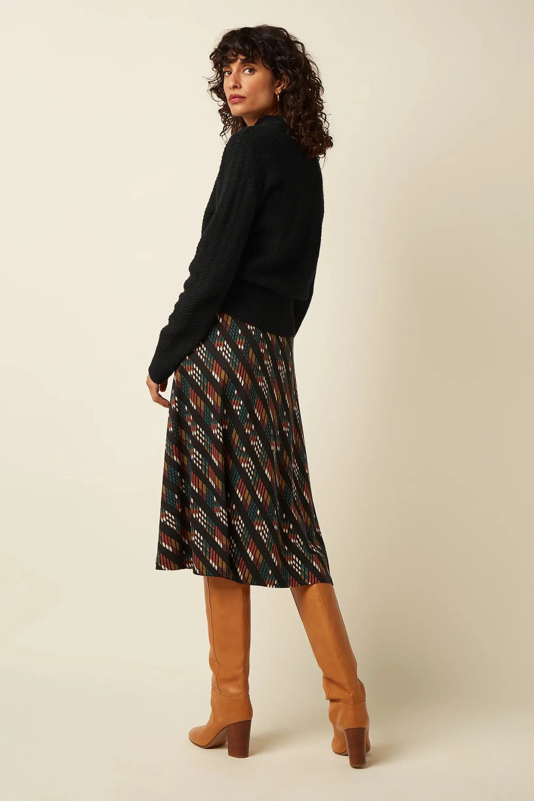 Juno Skirt Lewis - Zwart - Afbeelding 3