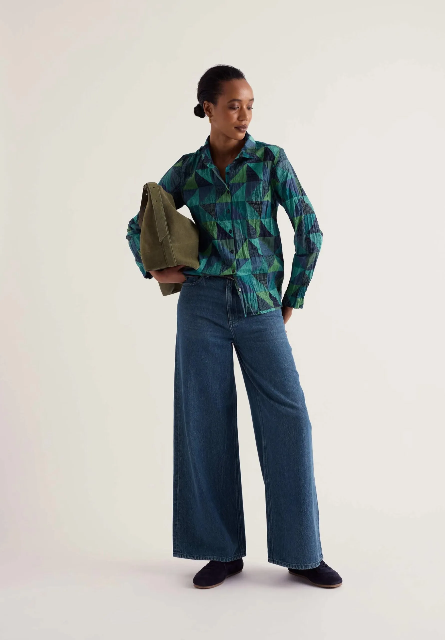 Larissa Shirt - Blanket Geo Estuary - Afbeelding 3