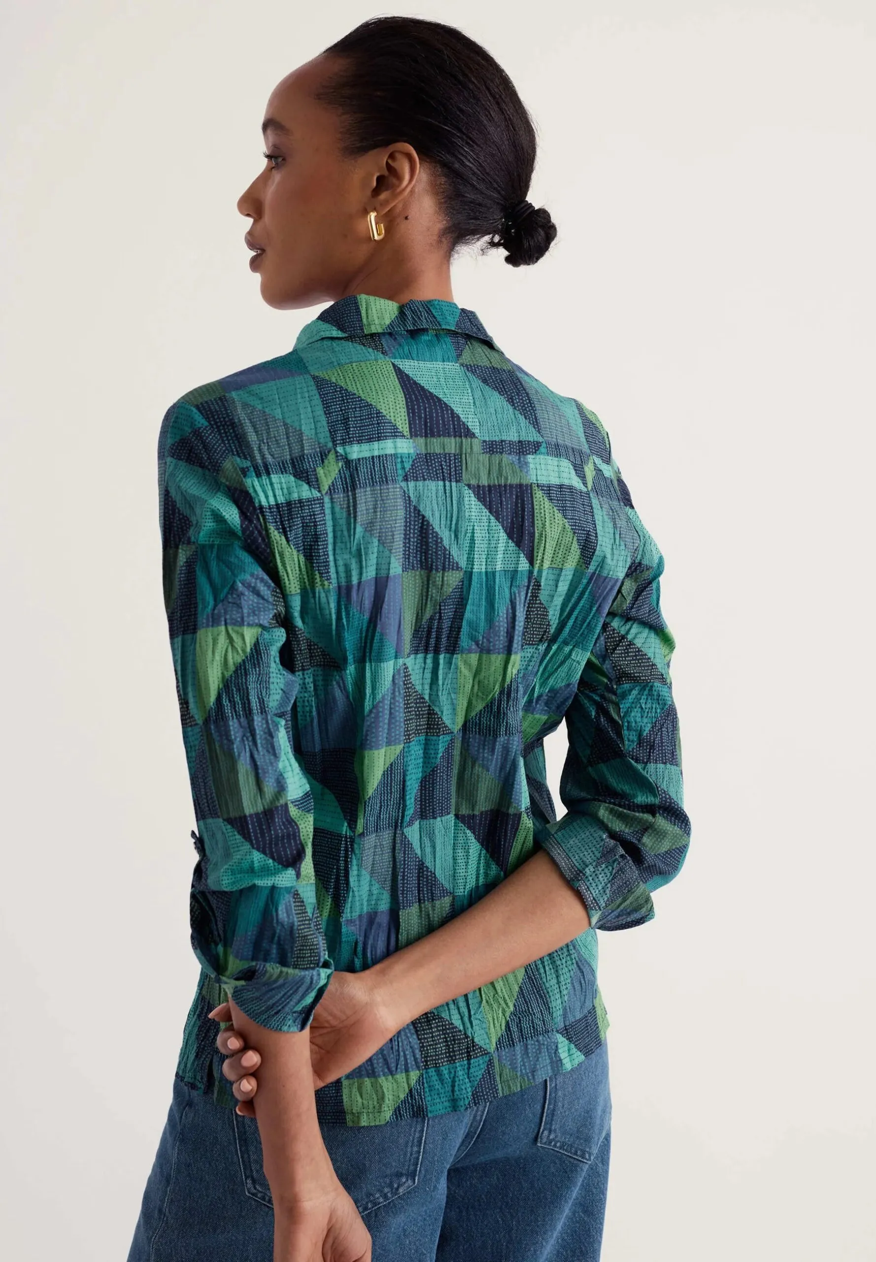 Larissa Shirt - Blanket Geo Estuary - Afbeelding 2
