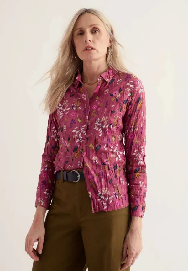 Larissa Shirt - Flora Study Rosa