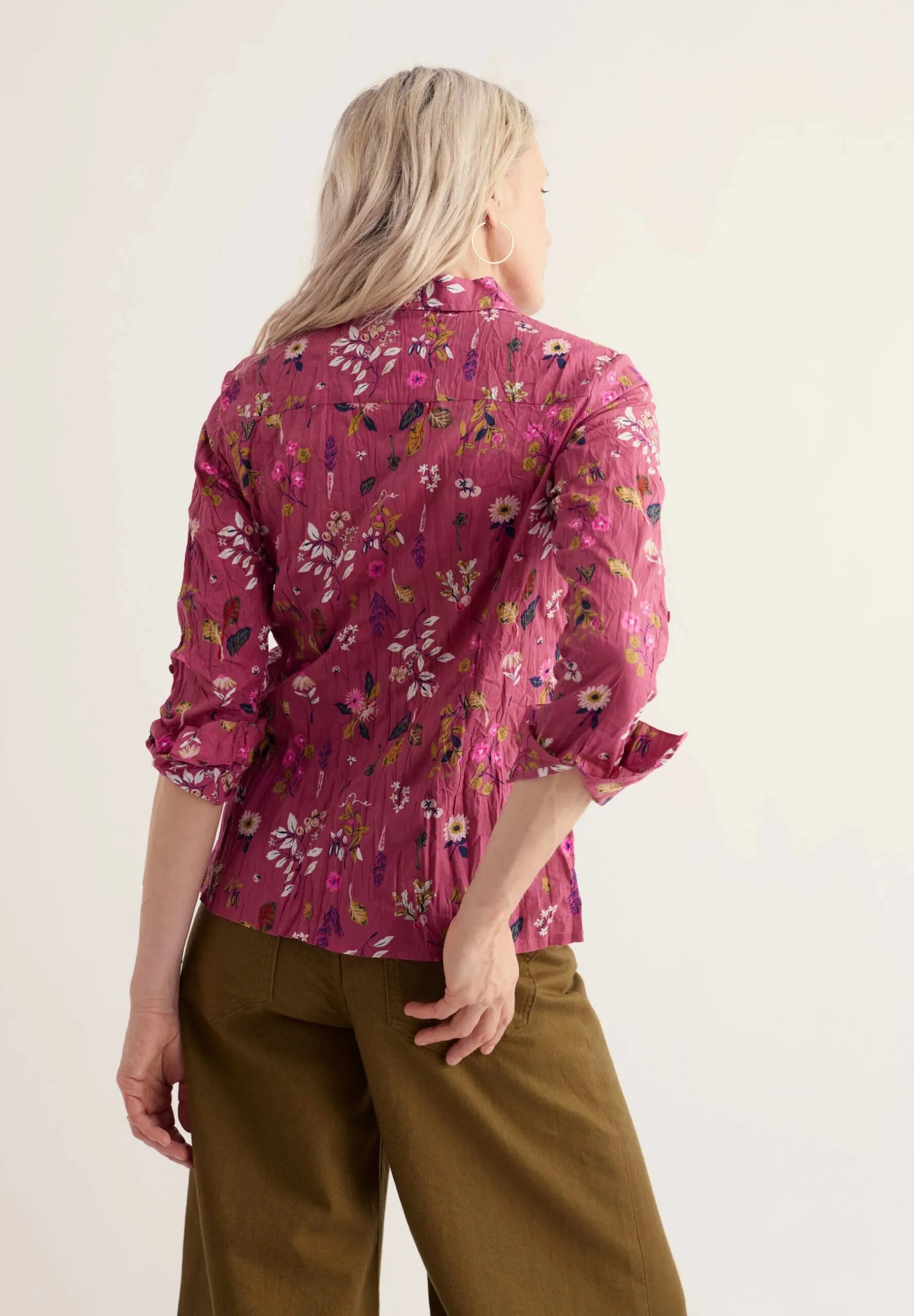 Larissa Shirt - Flora Study Rosa - Afbeelding 2