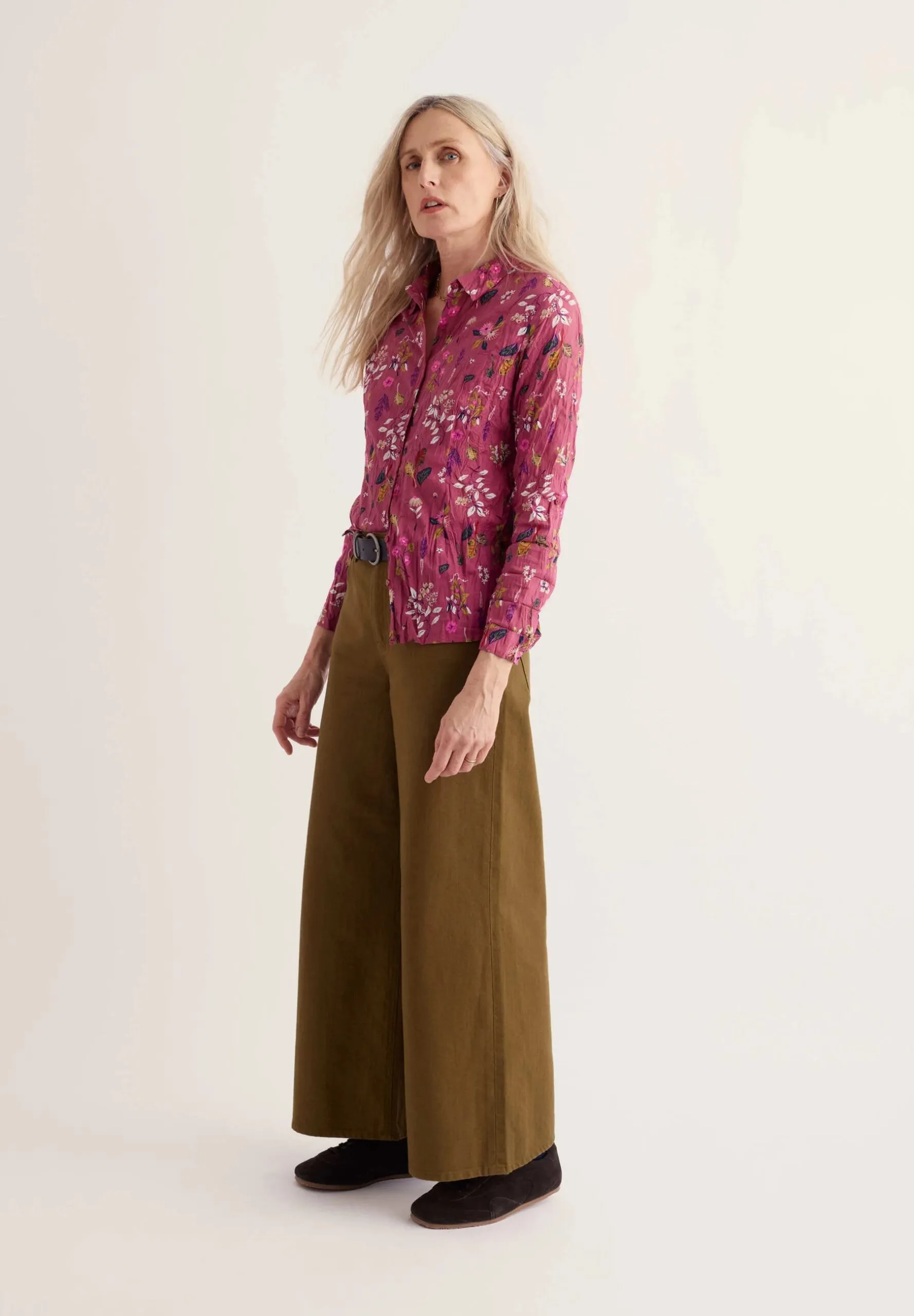 Larissa Shirt - Flora Study Rosa - Afbeelding 3