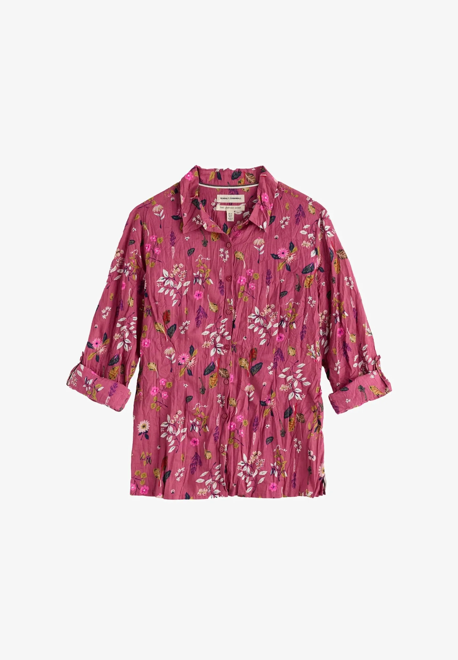 Larissa Shirt - Flora Study Rosa - Afbeelding 5