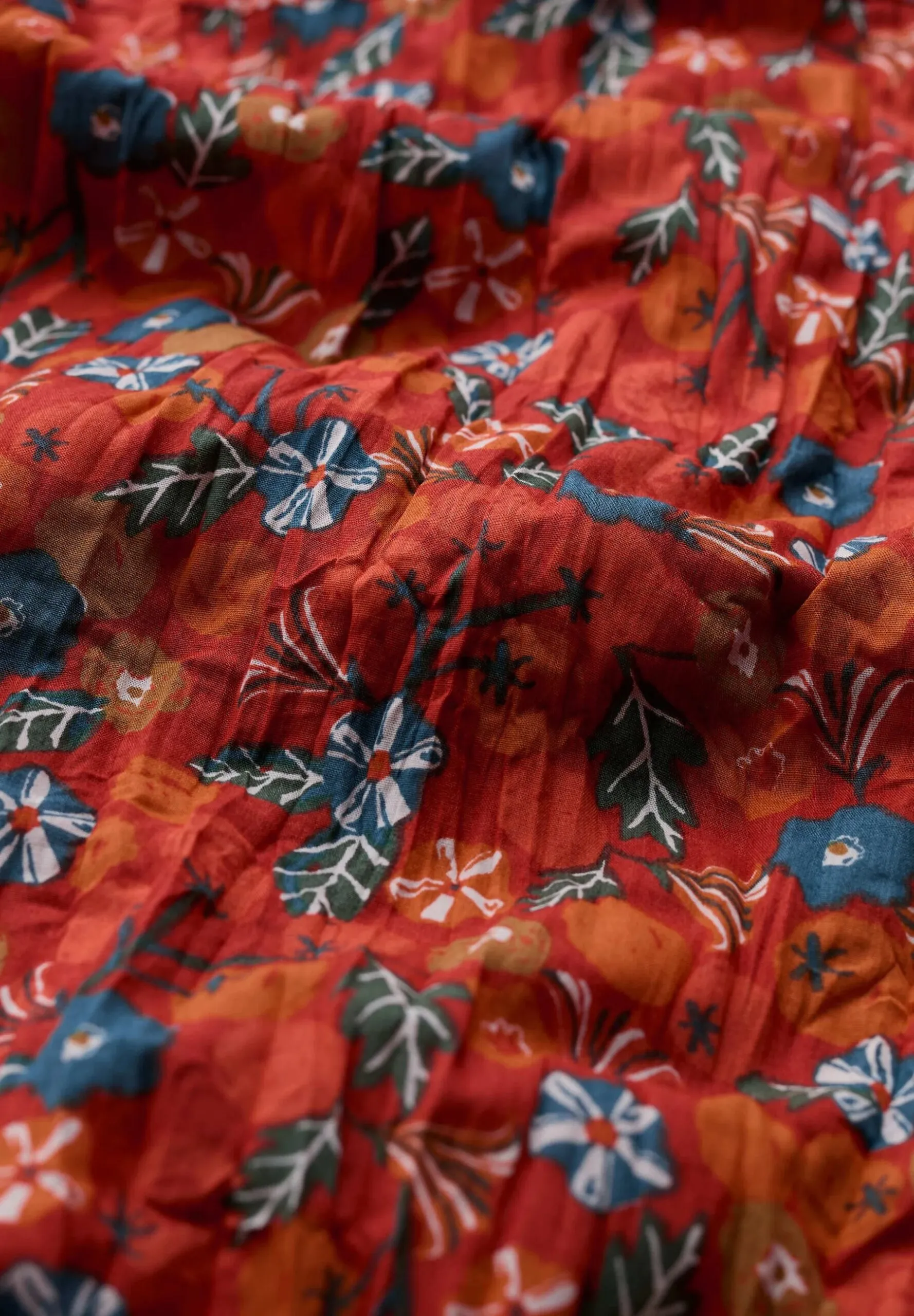Larissa Shirt - Tomato Blooms Cinnamon - Afbeelding 4