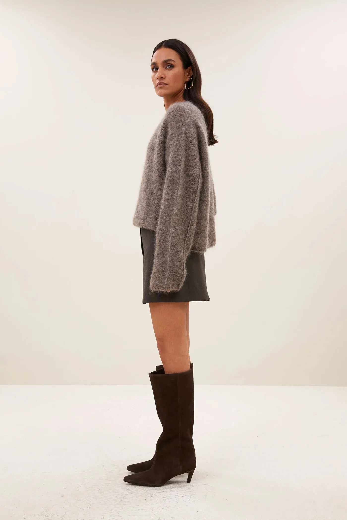 ginny skirt - dark brown - Afbeelding 2