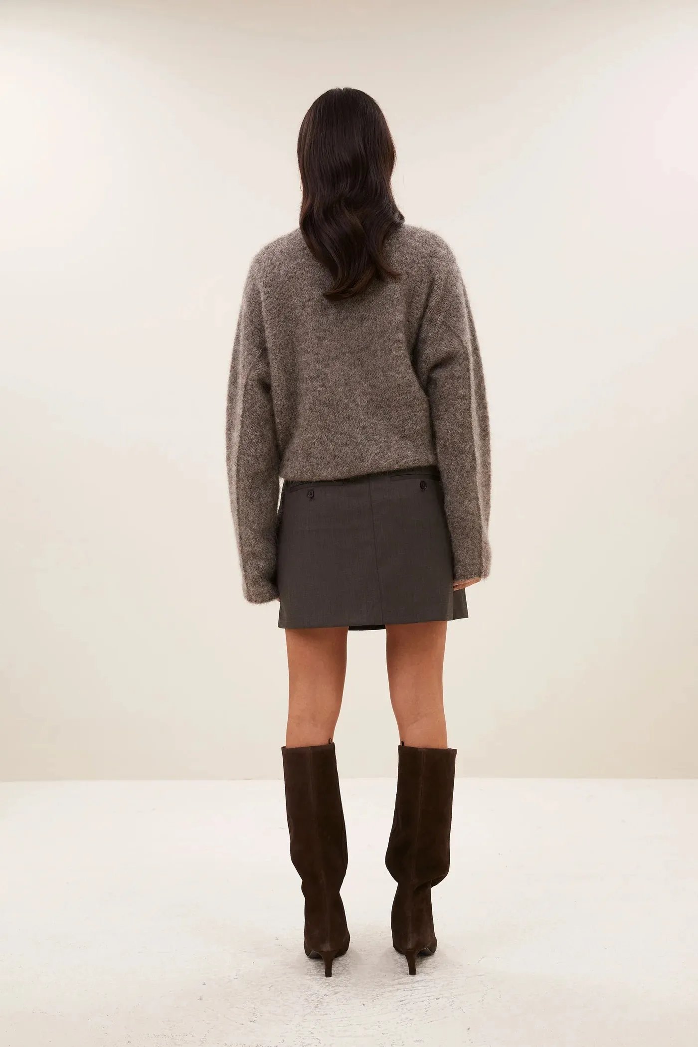 ginny skirt - dark brown - Afbeelding 3