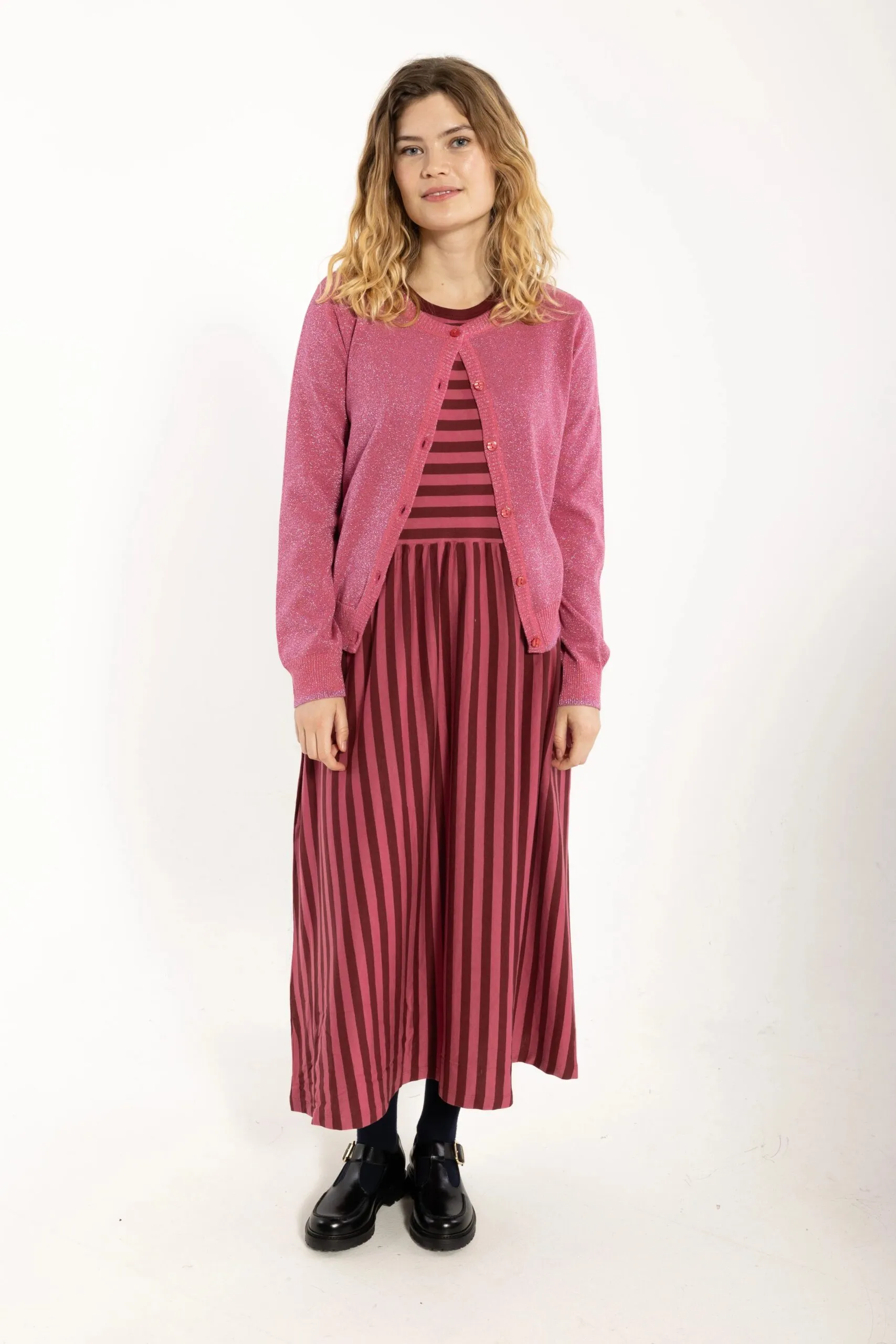 Danesaga Glitter Cardigan - Roze - Afbeelding 5
