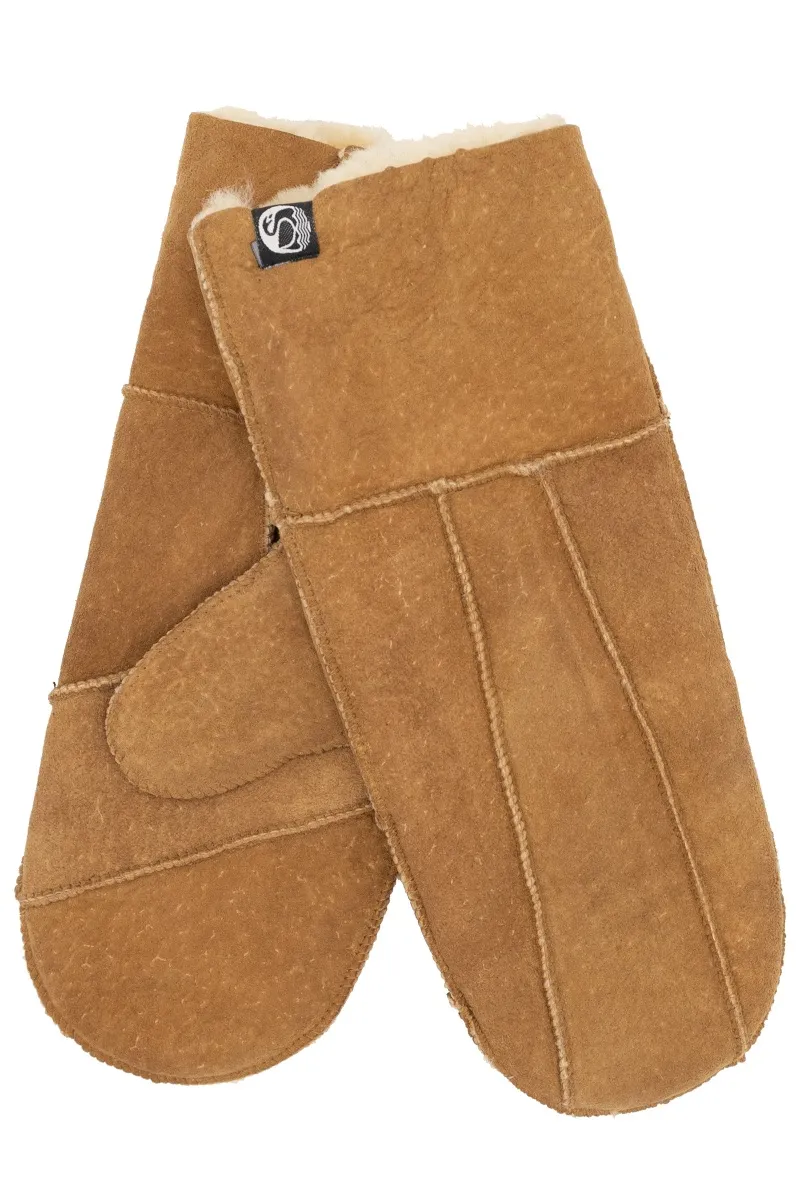 No Waste Sheepskin Gloves - Camel