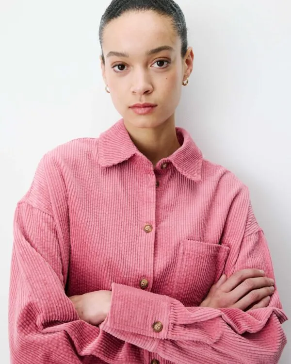 Overhemdblouse - Roze