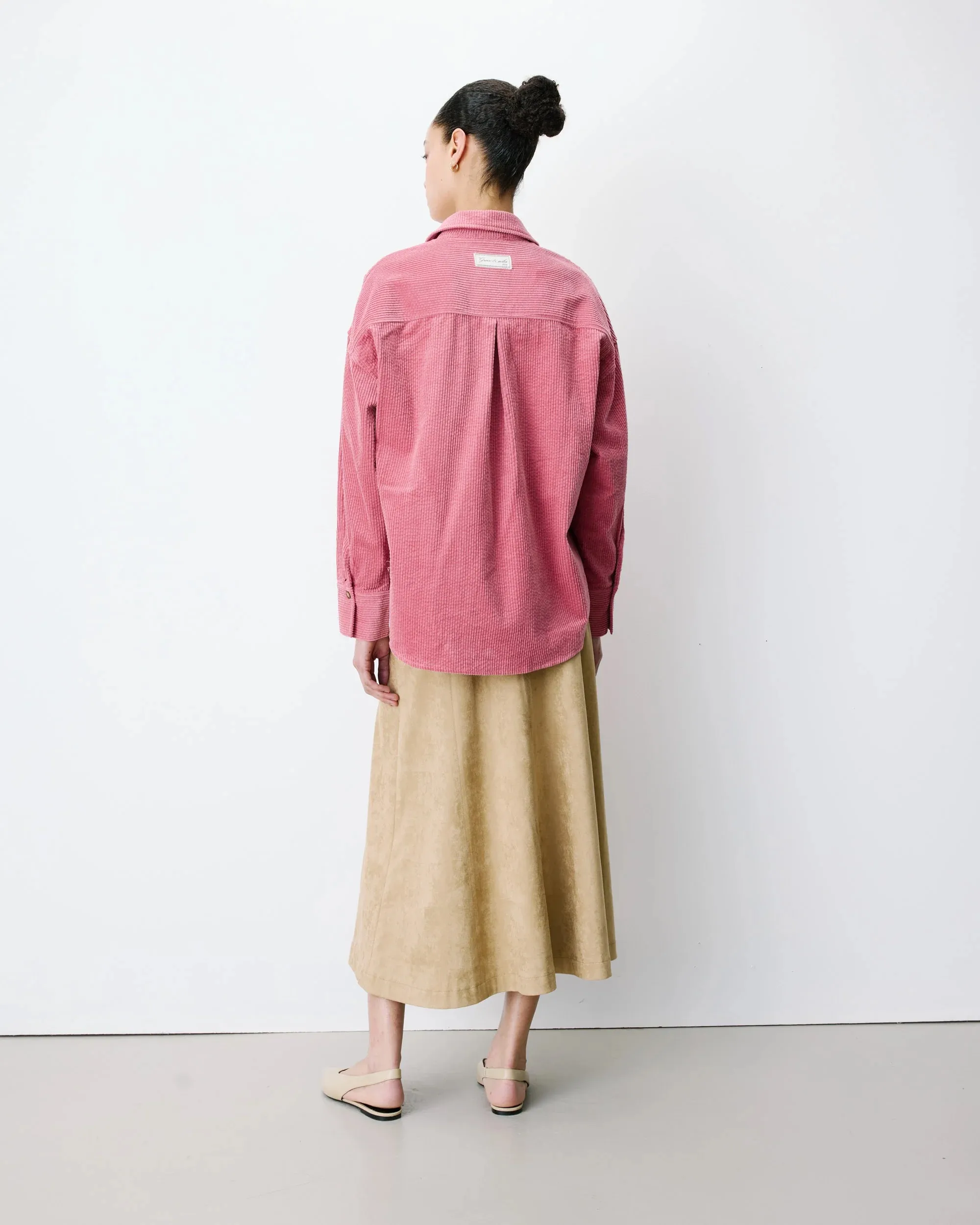 Overhemdblouse - Roze - Afbeelding 4