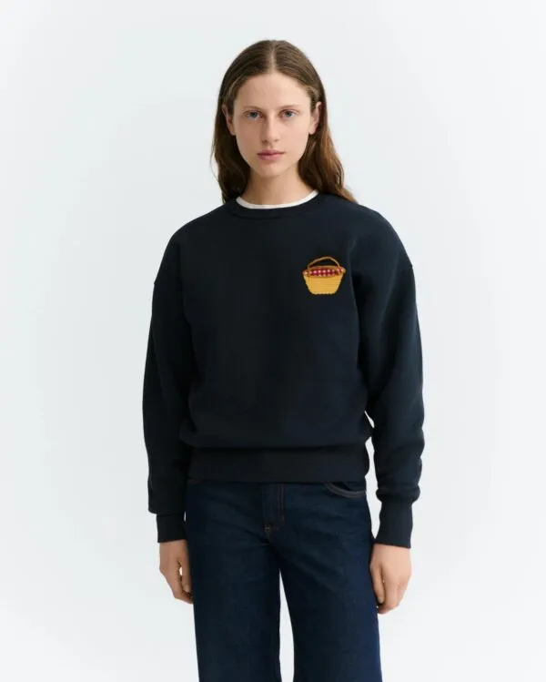 BASKET NAVY JODIE SWEATSHIRT - Navy