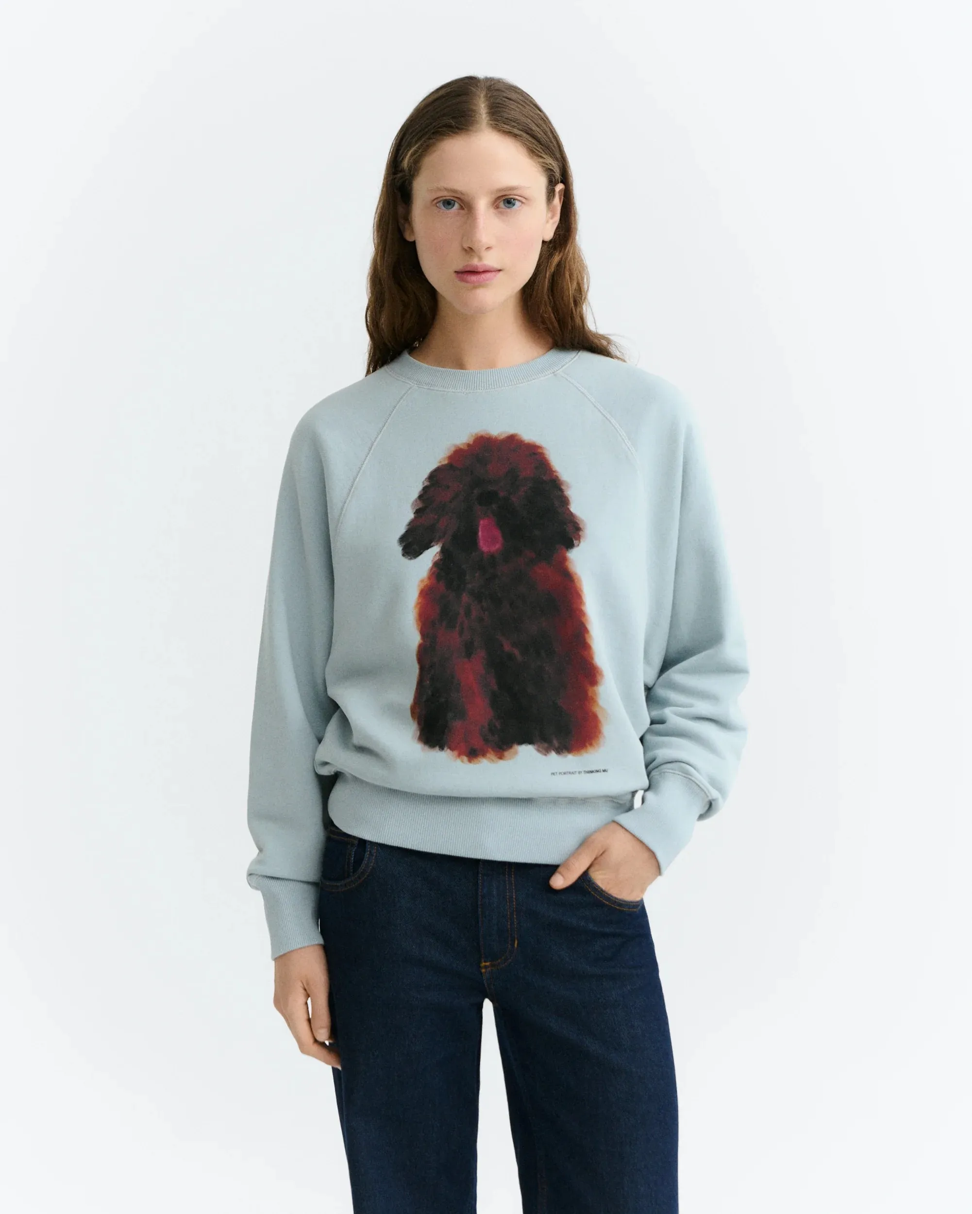 PET PORTRAIT BLUE BONNIE SWEATSHIRT - Blauw