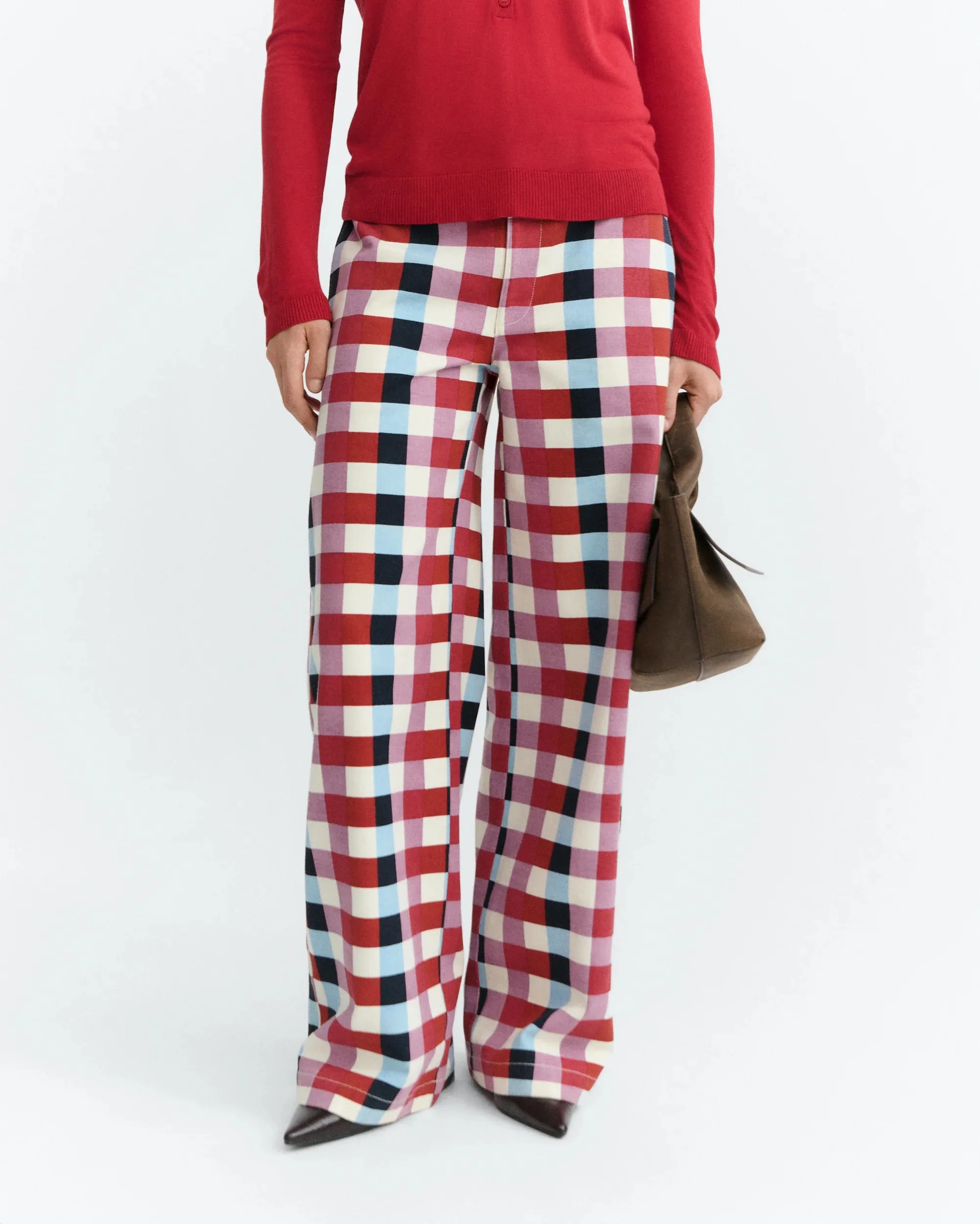 CHESIRE CHECKS SERENA PANTS - Multi color