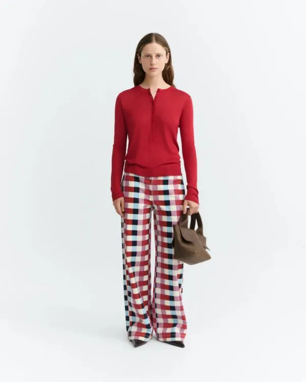 CHESIRE CHECKS SERENA PANTS - Multi color