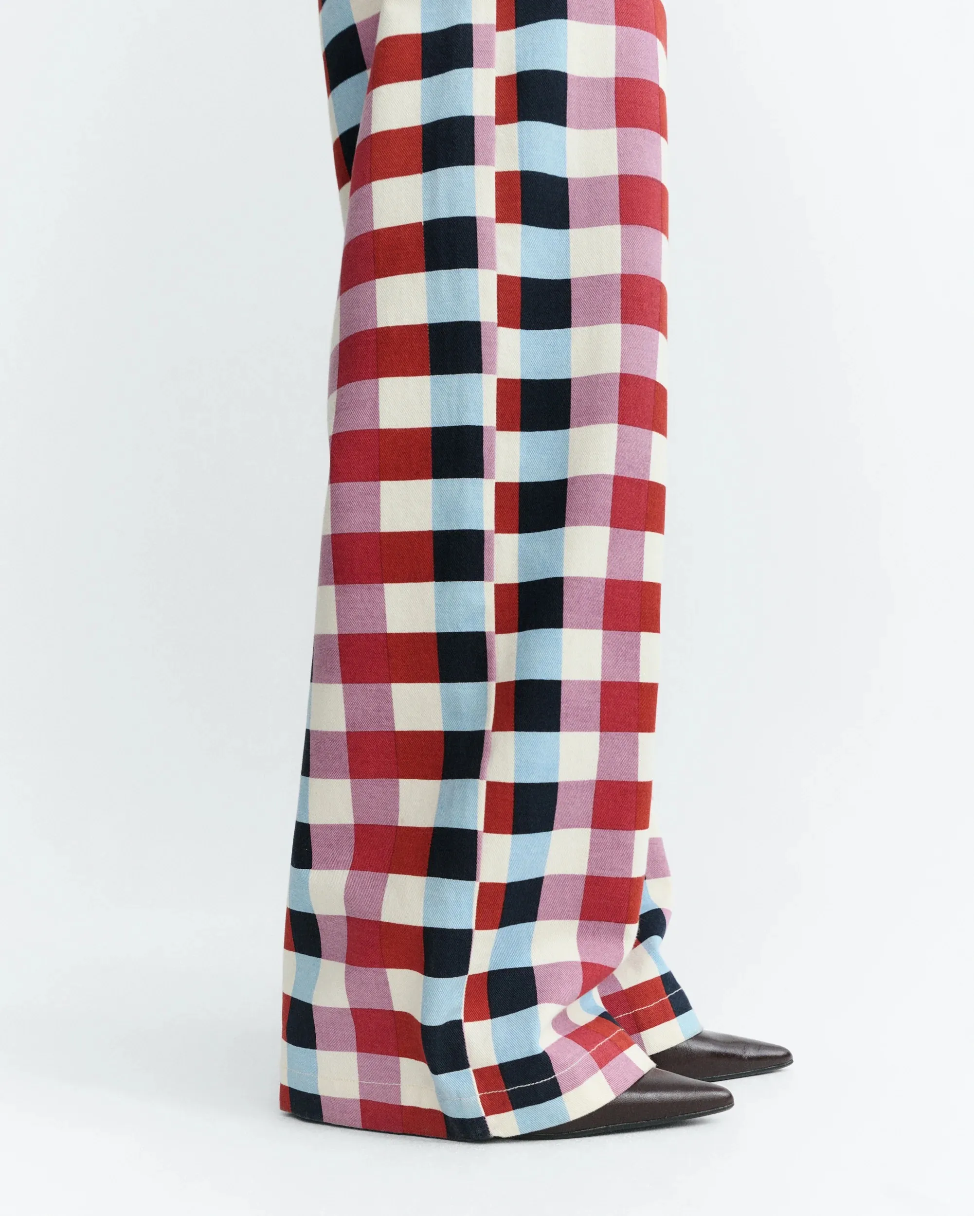 CHESIRE CHECKS SERENA PANTS - Multi color - Afbeelding 4