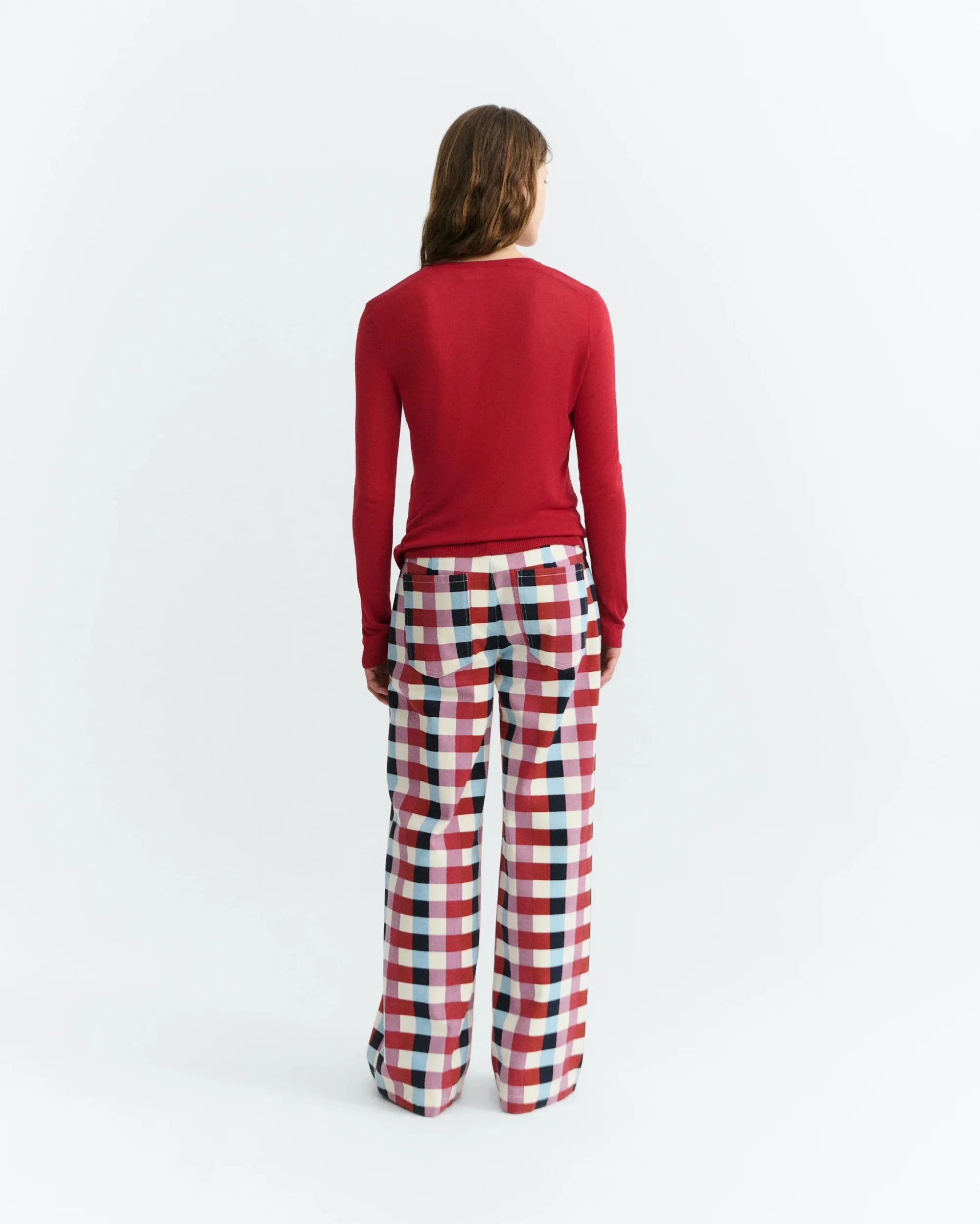 CHESIRE CHECKS SERENA PANTS - Multi color - Afbeelding 6