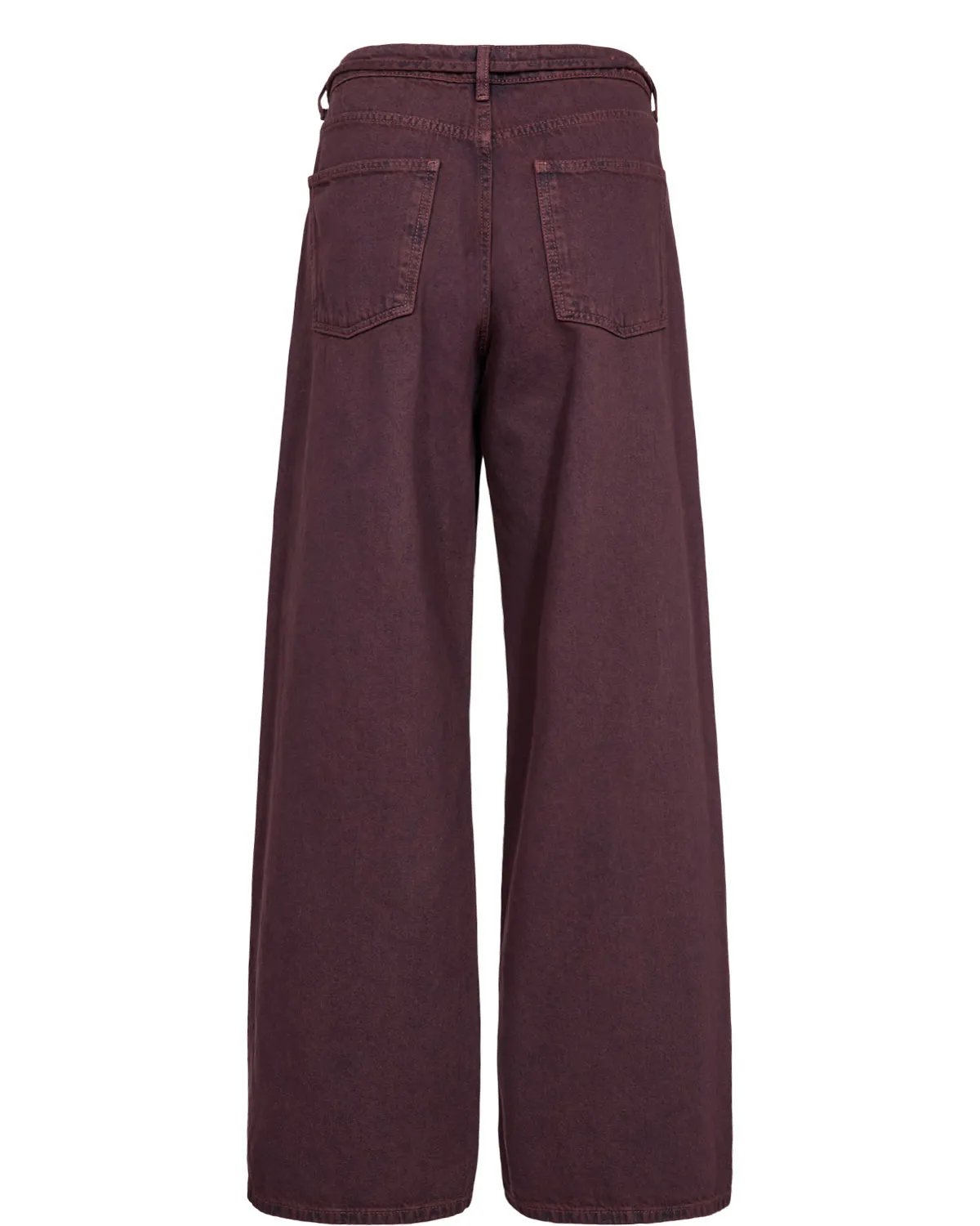 Nubrooklyn HR Wide Jeans - bordeaux - Afbeelding 5