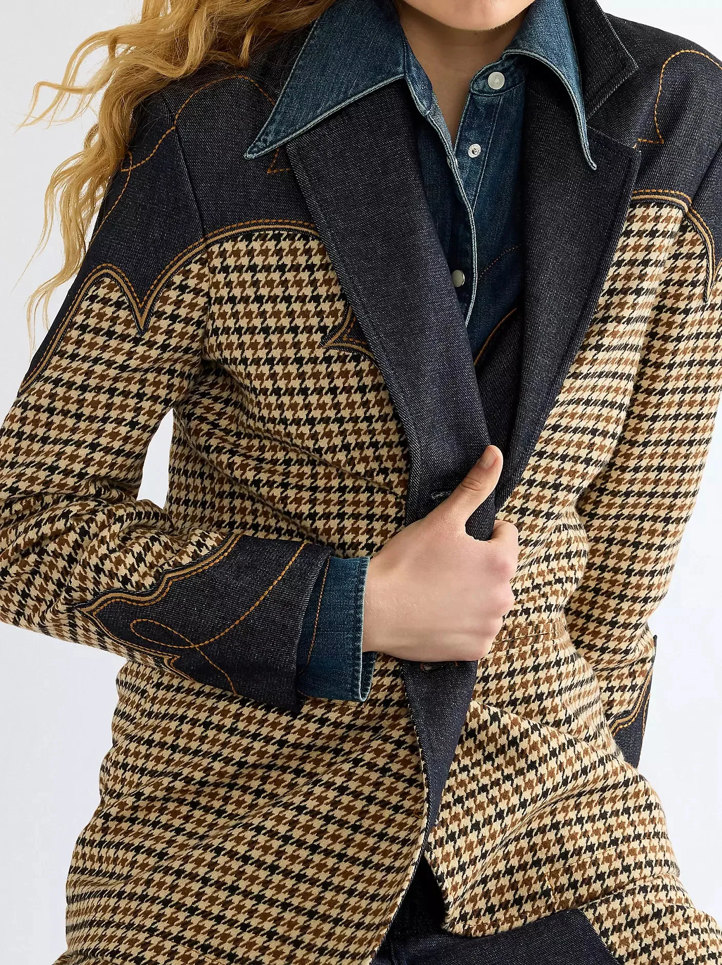 Houndstooth Blazer - Rinse - Afbeelding 5