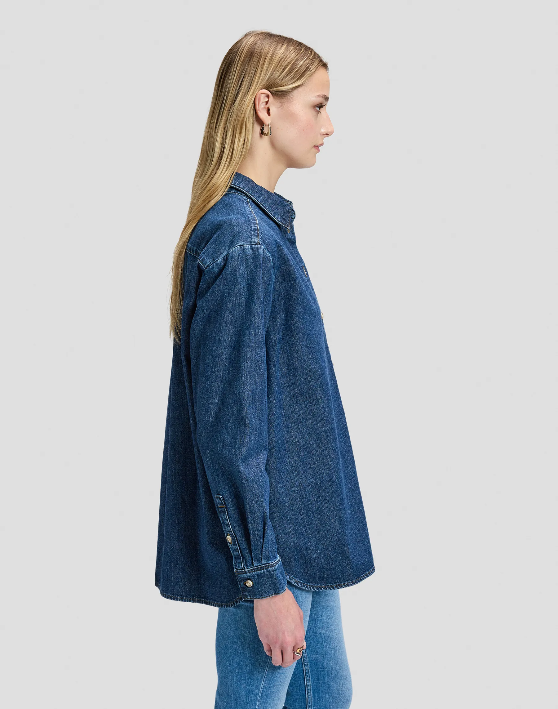 Boyfriends Shirt - BRASH BLUE - Afbeelding 3