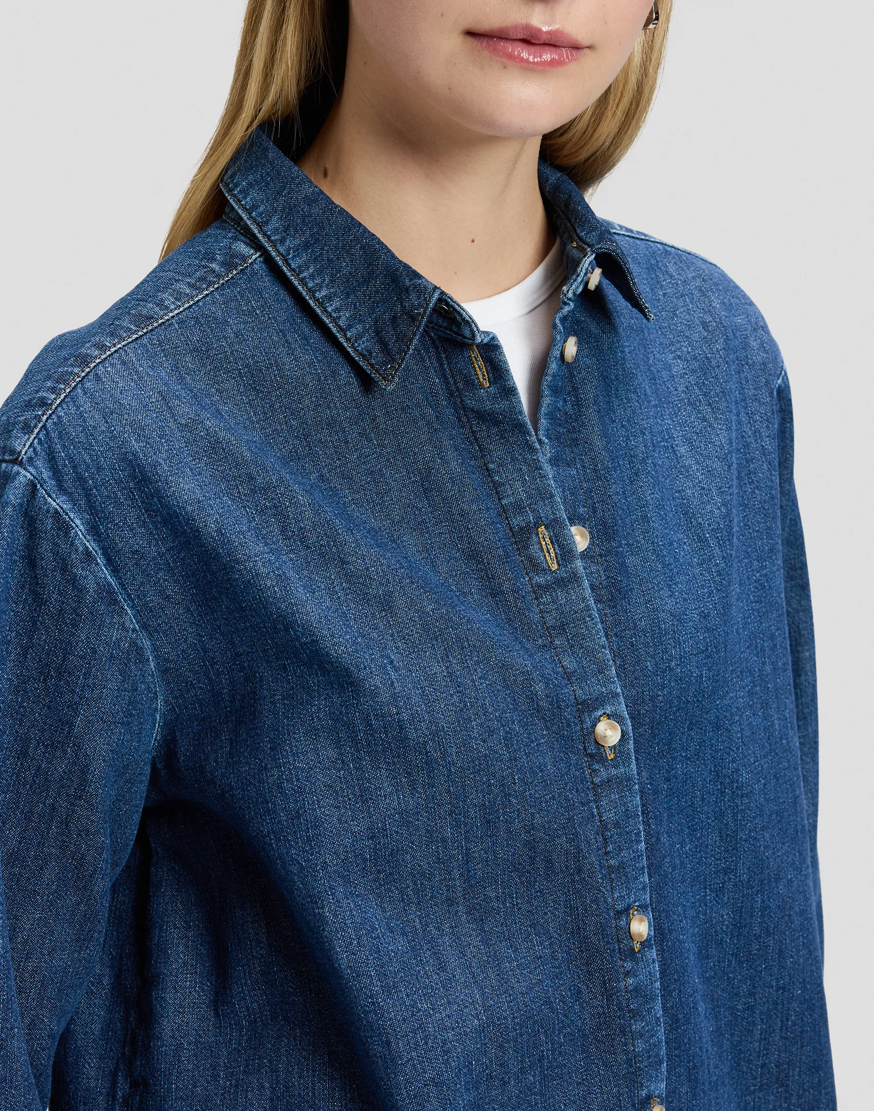Boyfriends Shirt - BRASH BLUE - Afbeelding 4