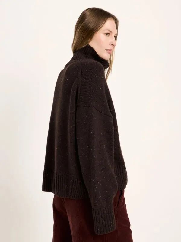 Oversize Pullover GOTS - Bruin