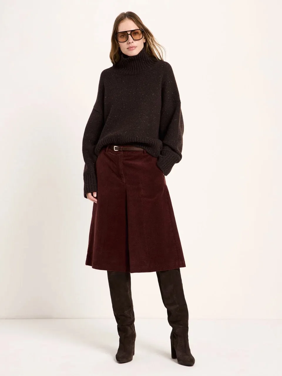 Oversize Pullover GOTS - Bruin - Afbeelding 4