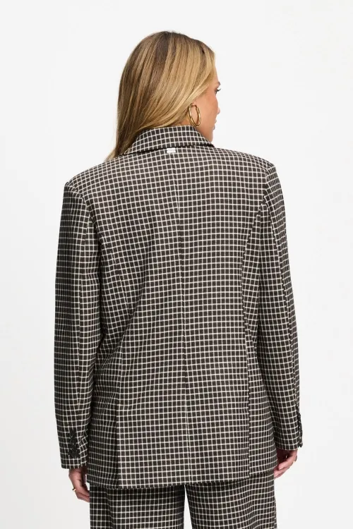 BLAZER - Laurie Check Brown - Bruin