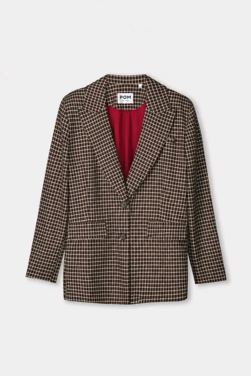 BLAZER - Laurie Check Brown - Bruin - Afbeelding 4
