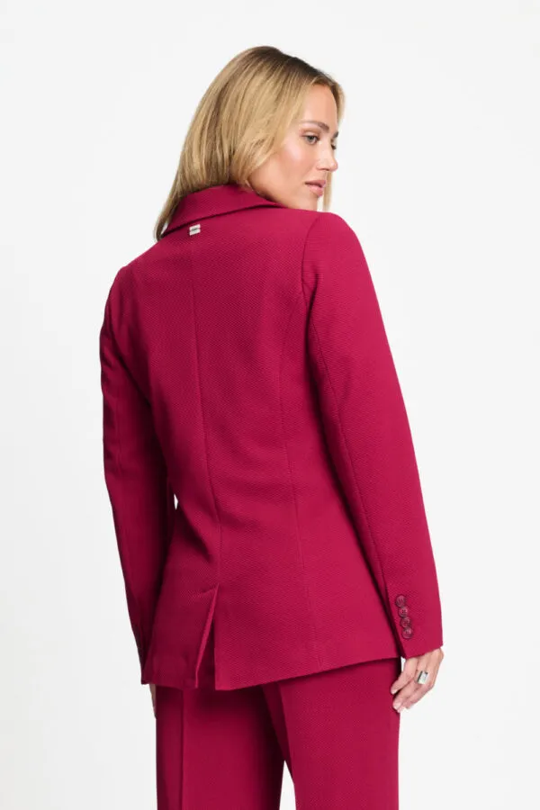 BLAZER - Chloe Burgundy Red - Rood