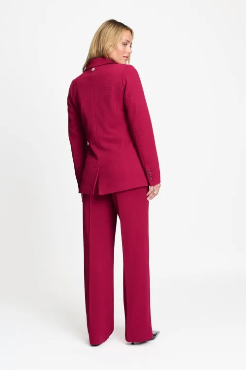 BLAZER - Chloe Burgundy Red - Rood - Afbeelding 3