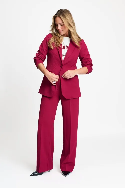 BLAZER - Chloe Burgundy Red - Rood - Afbeelding 5