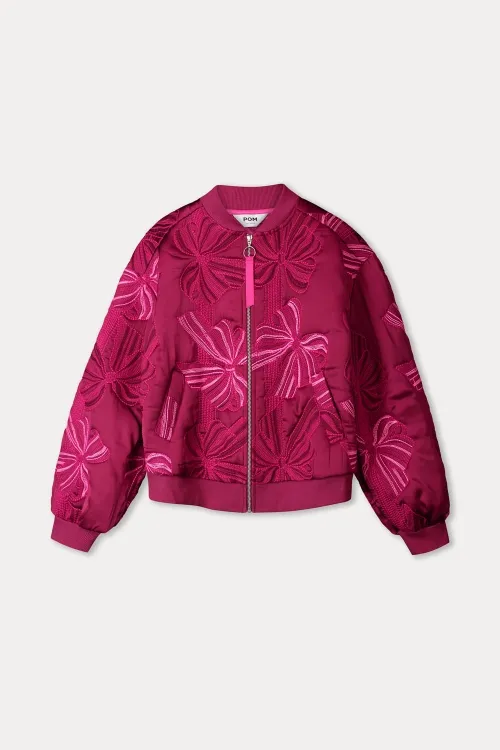 JACKET - Ashley Embroidery Bows - Rood - Afbeelding 5