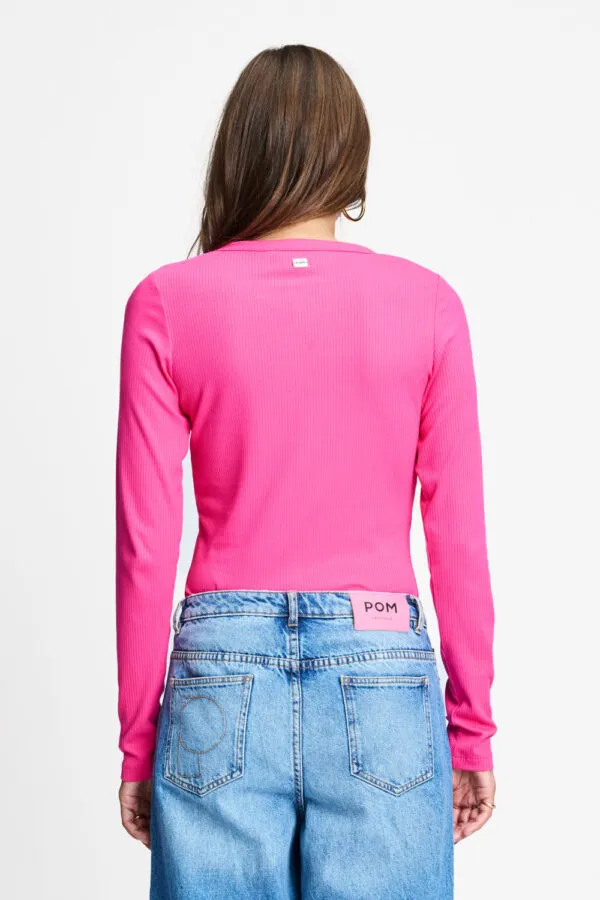 LONGSLEEVE - Rose Ultra Pink - Roze