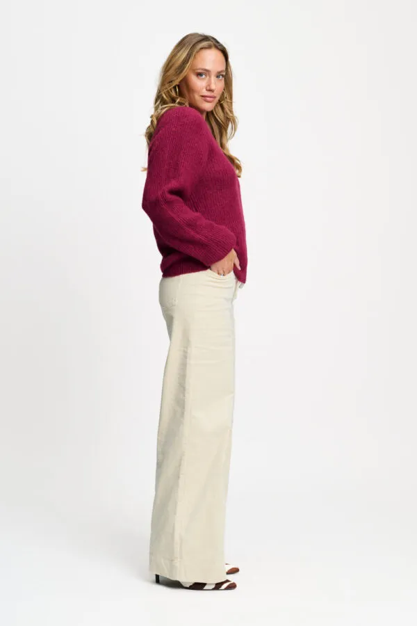 PULLOVER - Marley Burgundy Red - Rood