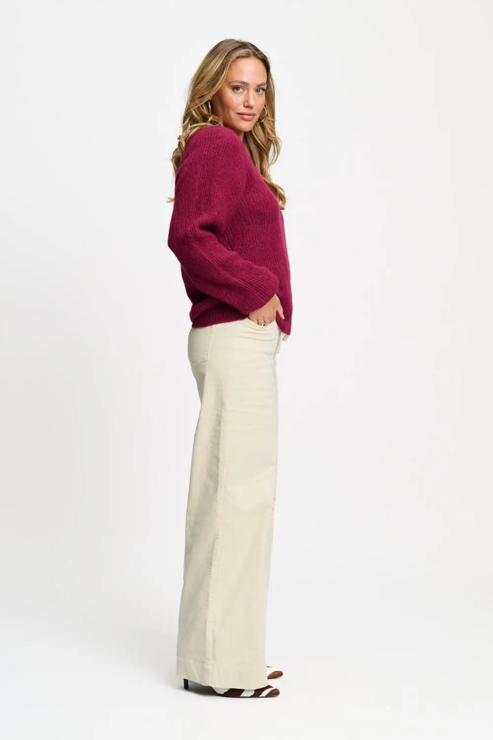 PULLOVER - Marley Burgundy Red - Rood - Afbeelding 2