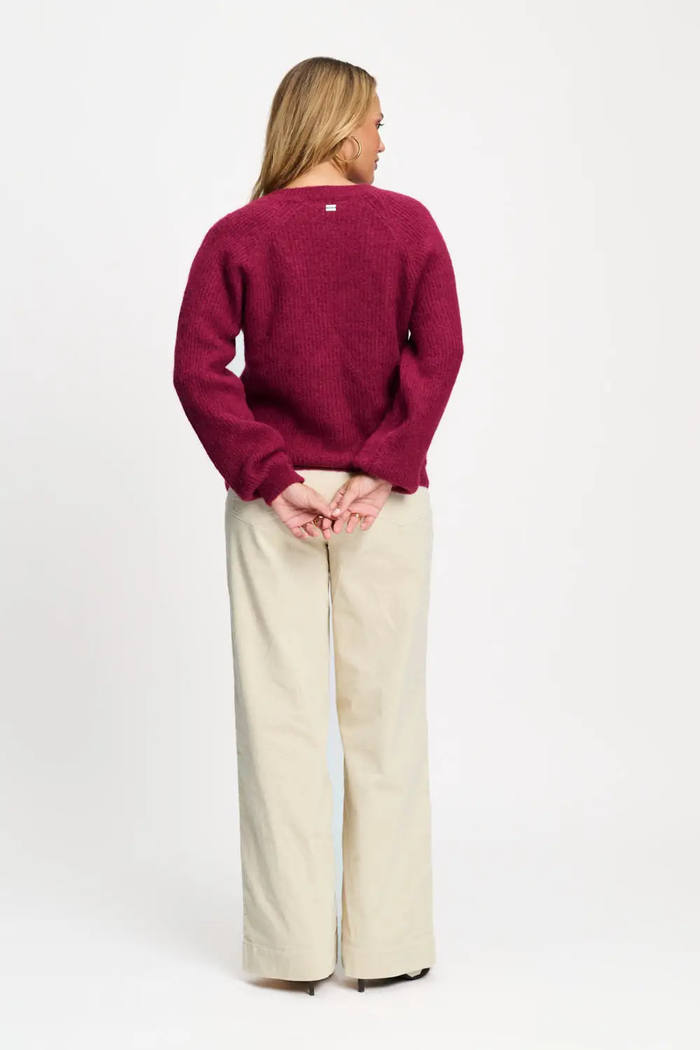 PULLOVER - Marley Burgundy Red - Rood - Afbeelding 3