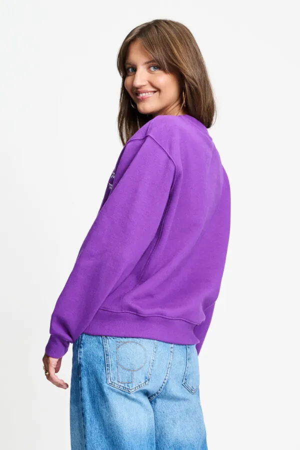 SWEATER - Sascha POM's Atelier - Paars