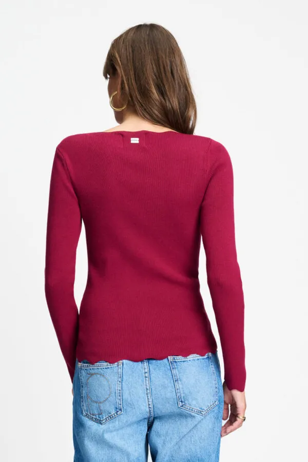 TOP - Bodhi Burgundy Red - Rood