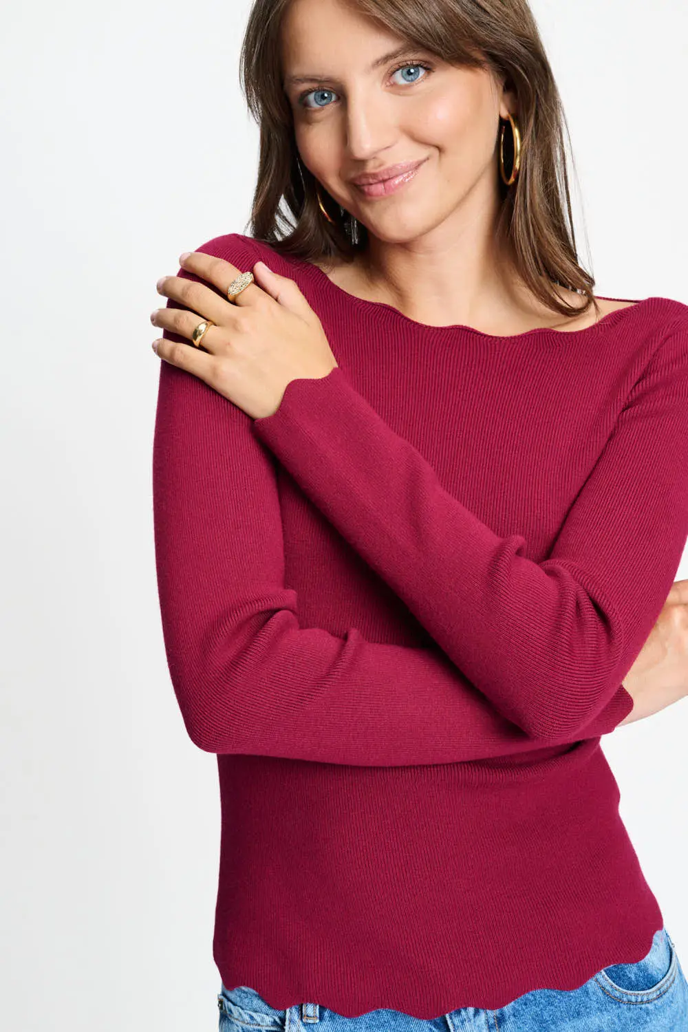 TOP - Bodhi Burgundy Red - Rood - Afbeelding 3
