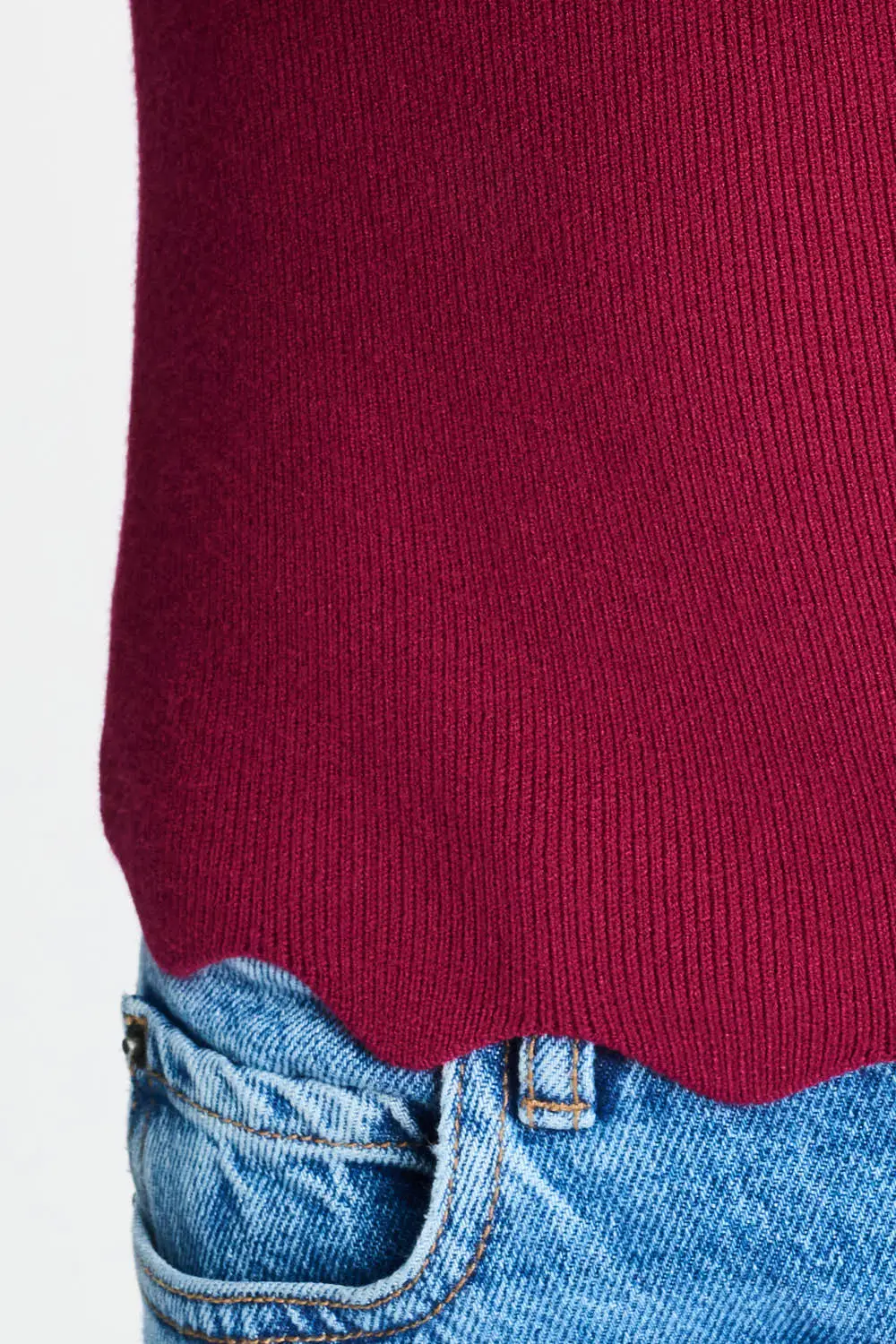 TOP - Bodhi Burgundy Red - Rood - Afbeelding 4