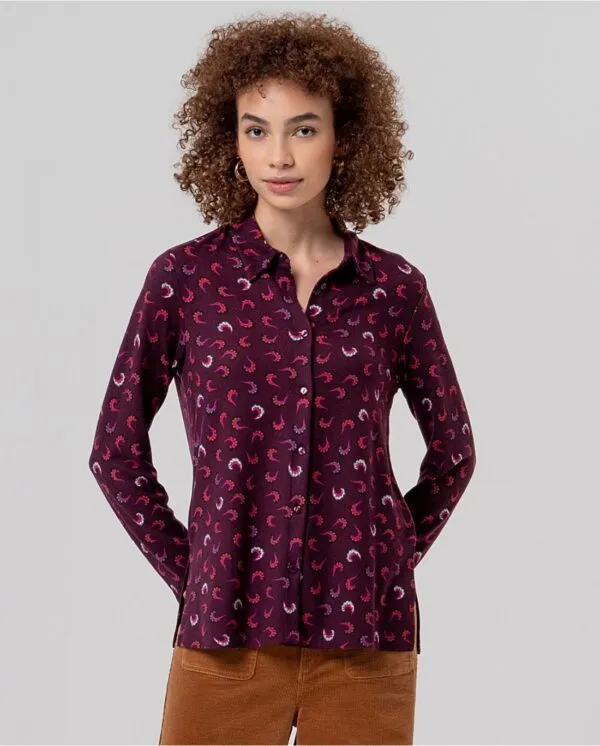 Long Shirt - Paars