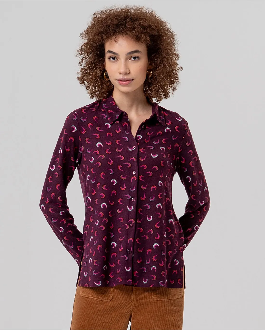 Long Shirt - Paars